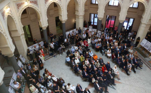 Foto: Dž. K. / Radiosarajevo.ba / Obilježavanje 33. godišnjice spaljivanja Vijećnice