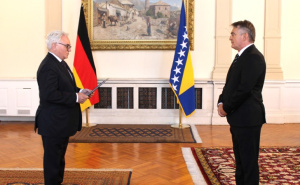 Foto: Press / Prijem njemačkog ambasadora u Predsjedništvu BiH