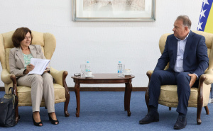 Foto: Vlada FBiH / Nermin Nikšić i Elisabeth Vitzthum