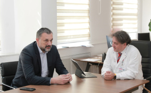 Foto: KCUS / Konaković i Nikšić posjetili KCUS