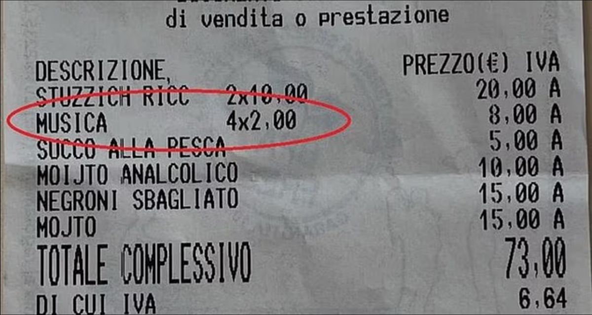 Račun za pozadinsku muziku