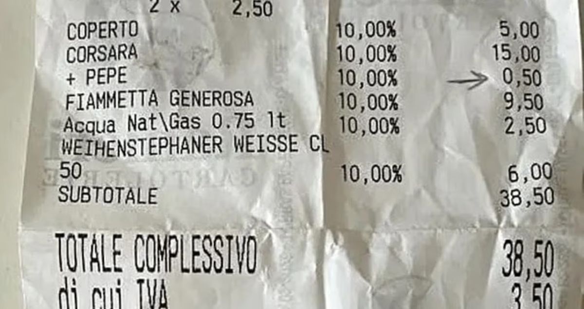 Račun za mlin za biber