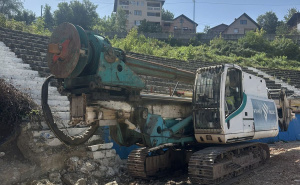 Foto: FK Željeničar / Radovi na južnoj tribini na stadionu Grbavica