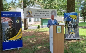 Foto: OS BiH / Ceremonija prijema kandidata u vojnu službu