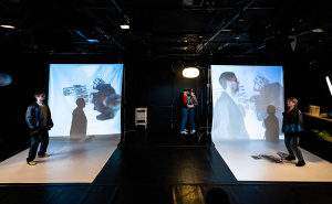 Foto: Dorian Šilec Petek / Scena iz predstave Boško i Admira