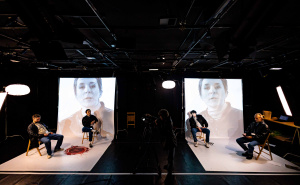 Foto: Dorian Šilec Petek / Scena iz predstave Boško i Admira