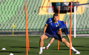 Foto: Dž. K. / Radiosarajevo.ba / Prvi trening Edin Džeko