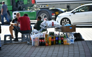 Foto: A. K. / Radiosarajevo.ba / Protest bh. prijevoznika u Sarajevu