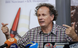 Foto: Fena / Press konferencija Udruženja BH Novinari i NVO PROEduca