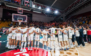 Foto: FIBA / Slavlje Zmajeva nakon plasmana u drugi krug Eurobasketa