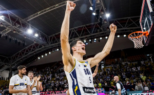 Foto: FIBA / Slavlje Zmajeva nakon plasmana u drugi krug Eurobasketa