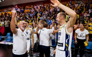 Foto: FIBA / Slavlje Zmajeva nakon plasmana u drugi krug Eurobasketa