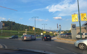 Foto: Radiosarajevo.ba / Nesreća u kružnom toku na Pofalićima