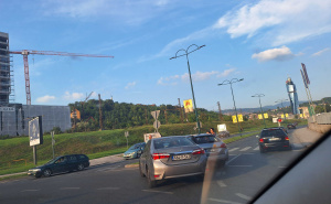 Foto: Radiosarajevo.ba / Nesreća u kružnom toku na Pofalićima