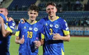 Foto: Nogometni savez BiH / Kerim Alajbegović i Eman Košpo