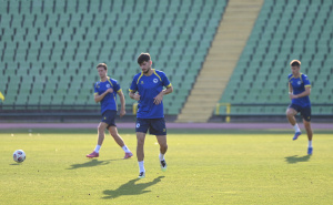 Foto: N. G. / Radiosarajevo.ba / Nogometna reprezentacija BiH na treningu na Koševu