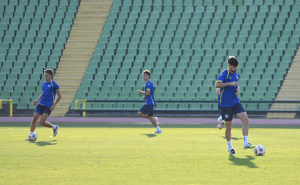 Foto: N. G. / Radiosarajevo.ba / Nogometna reprezentacija BiH na treningu na Koševu