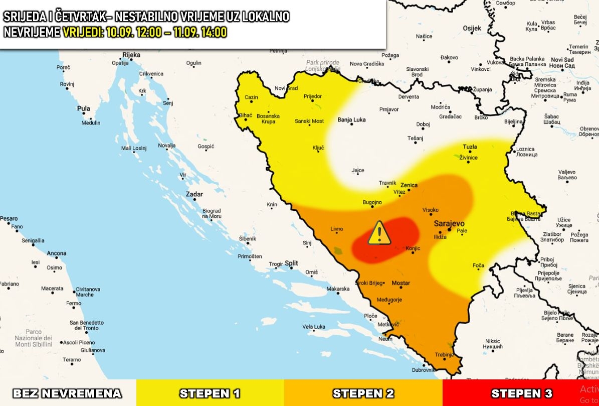 Mapa mogućih poplava