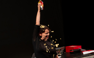 Foto: N. G. / Radiosarajevo.ba / Predstava „Libera Me“ i performans „Mrzim pozorište“