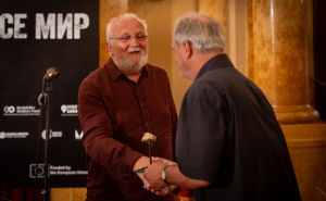 Foto: Velija Hasanbegović, NPS  / Tariku Haveriću uručena nagrada "Zdravko grebo"