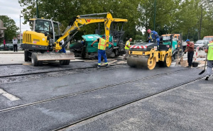 Foto: Vlada KS / Izgradnja kružnog toka, Sokolović Kolonija