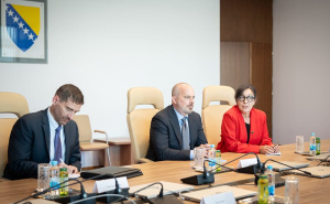 Foto: Vijeće ministara BiH / Ginkel na sastanku s Krišto