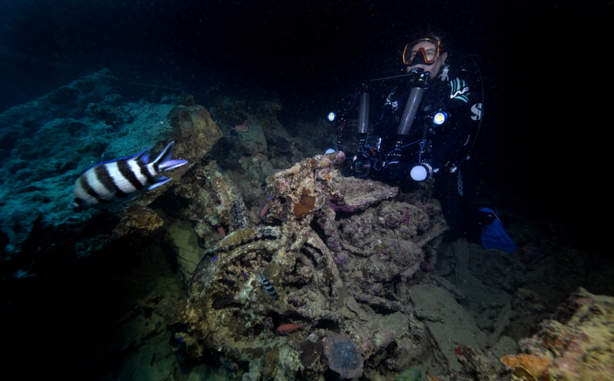 Potopljeni britanski brod 