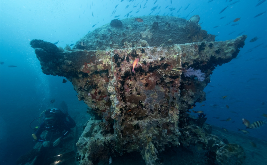 Potopljeni britanski brod 