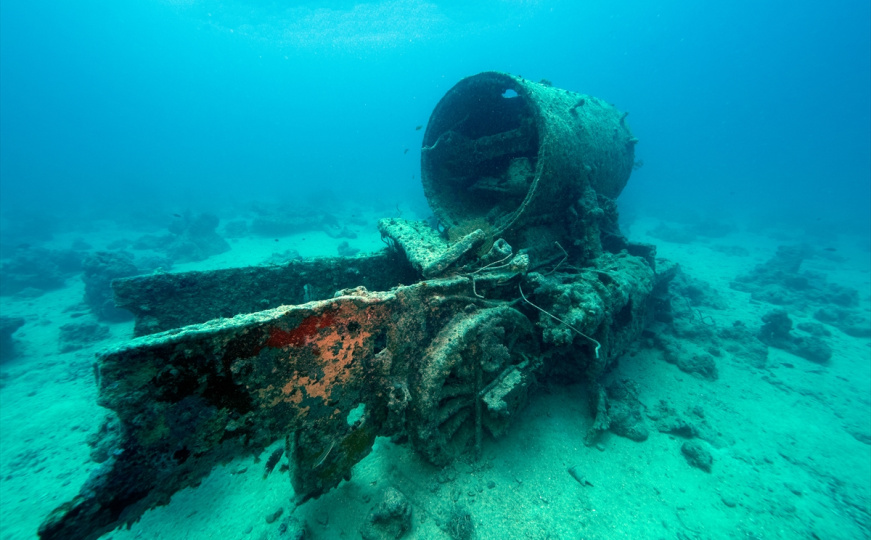 Potopljeni britanski brod 