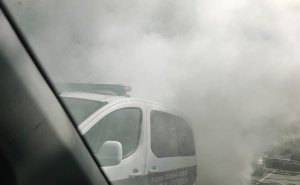 Foto: Čitatelj / Požar na automobilu na Ciglanama