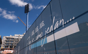 Foto: FK Željeničar / Radovi na izgradnji južne tribine Stadiona Grbavica