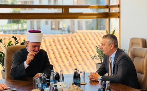 Foto: Federalno ministarstvo raseljenih osoba i izbjeglica / Reis Kavazović, Dizdar i Suljagić na sastanku