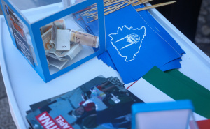 Foto: Dž. K. / Radiosarajevo.ba / Prikupljanje pomoći za Palestinu