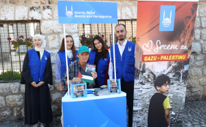 Foto: Dž. K. / Radiosarajevo.ba / Prikupljanje pomoći za Palestinu