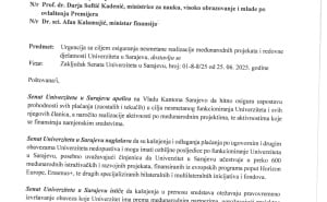 Foto: Ustupljena fotografija / Zaključak Senata Univerziteta u Sarajevu