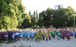 Foto: E. L. / Radiosarajevo.ba / Defile mažoretkinja na Vilsonovom šetalištu