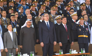 Foto: Amir Hamzagić / Nova.rs / Centralni redovi na vojnoj paradi i sporedni