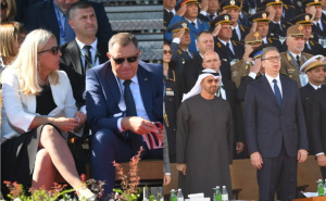 Foto: Amir Hamzagić / Nova.rs / Cvijanović i Dodik gurnuti u stranu, Vučić sa gostima iz UAE i Bahreina