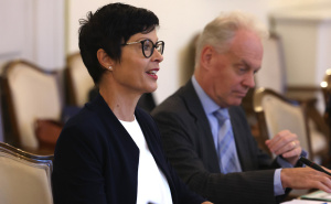 Foto: Dž. K. / Radiosarajevo.ba / Sastali se Marta Kos i Denis Bećirović