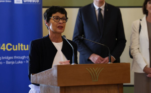 Foto: E. L. / Radiosarajevo.ba / Ceremonija potpisivanja ugovora za izgradnju zgrade Ars Aevi