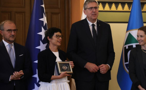 Foto: E. L. / Radiosarajevo.ba / Ceremonija potpisivanja ugovora za izgradnju zgrade Ars Aevi