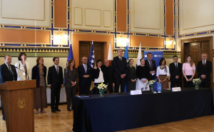 Foto: E. L. / Radiosarajevo.ba / Ceremonija potpisivanja ugovora za izgradnju zgrade Ars Aevi