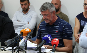 Foto: E. L. / Radiosarajevo.ba / Press konferencija Sindikata komunalne privrede