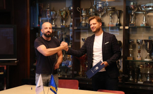 Foto: E. L. / Radiosarajevo.ba / Potpisivanje ugovora za finansijsku podršku KK Bosne