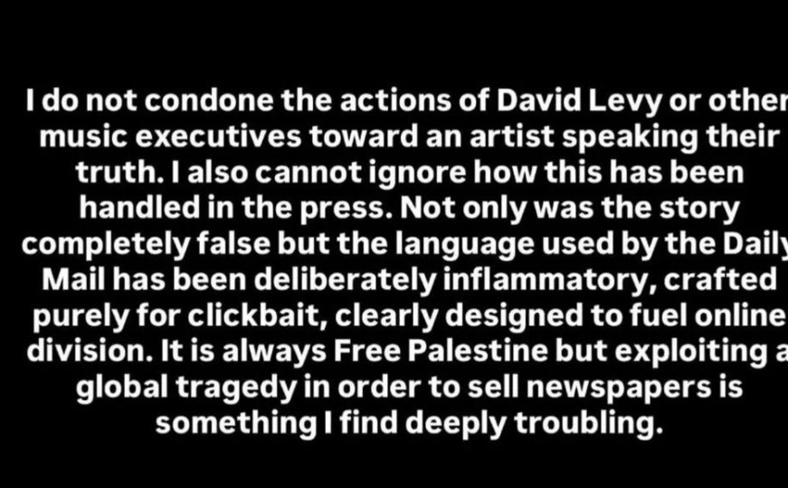 Objava Dua Lipe na Instagramu