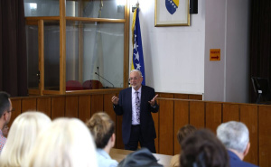 Foto: E. L. / Radiosarajevo.ba / Predavanje prof. dr. Gordana Srkalovića