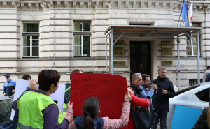 Foto: E. L. / Radiosarajevo.ba / Protest Udruženja "Colibri"