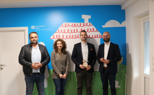 Foto: SOS Dječija sela / Ministar Kalamujić sa rukovodstvom SOS Dječija sela BiH