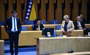 Foto: A.K./Radiosarajevo.ba / Ilija Cvitanović i Marina Pendeš