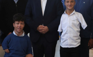 Foto: Kabinet Denisa Bećirovića / Bećirović s Barlovom i Zulfićem